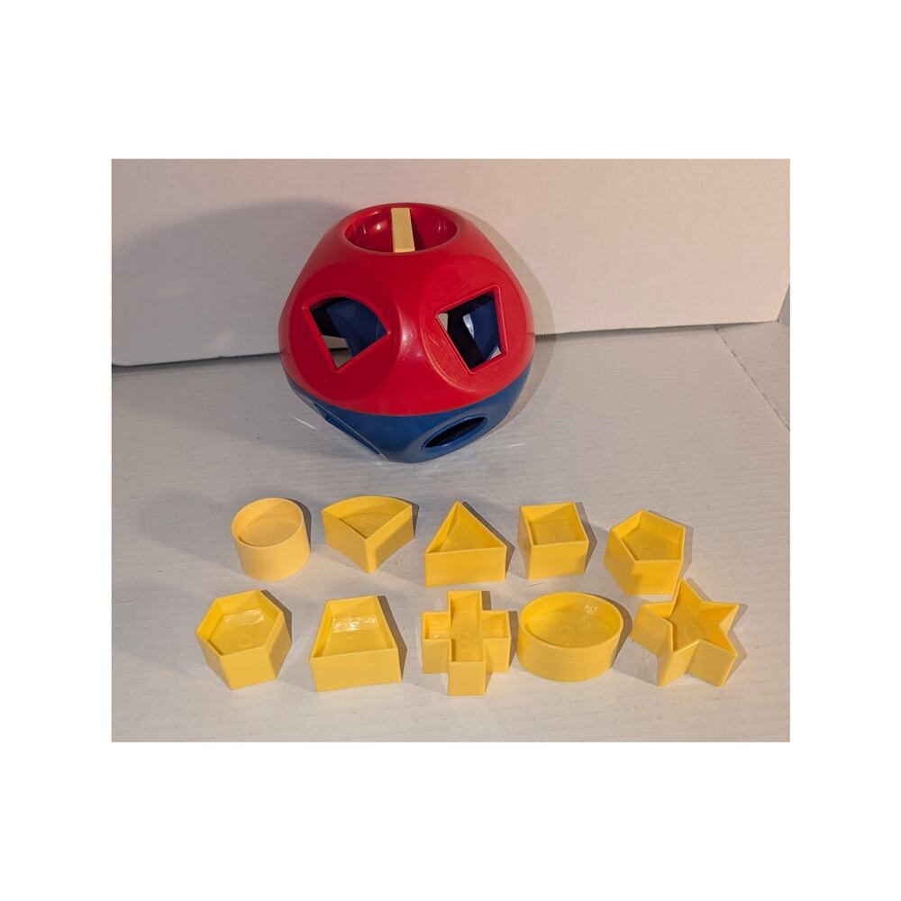 Vintage Children's Tupperware Shape Ball Toy